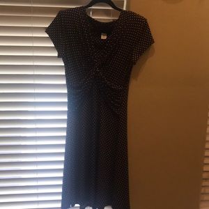 Size 8 brown with Polkadots